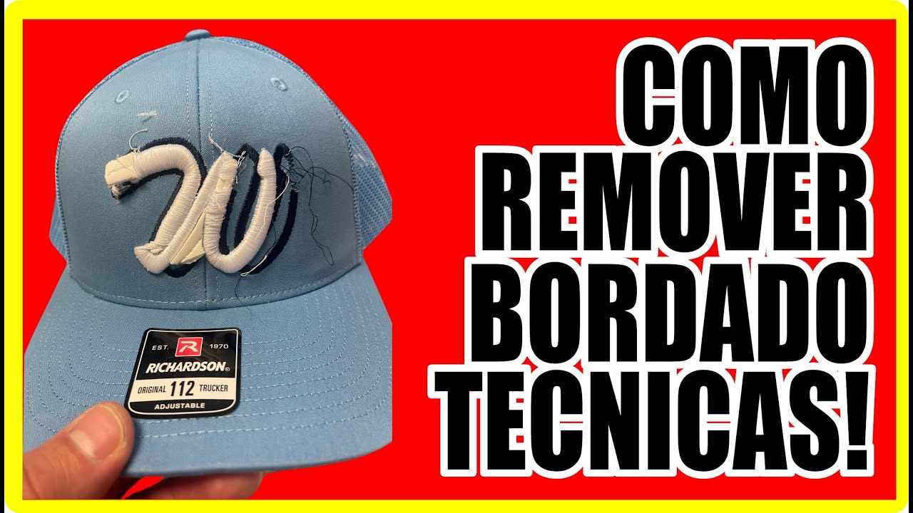 Como quitar un Bordado - Técnicas para remover BORDADOS - How take off an Embroidery