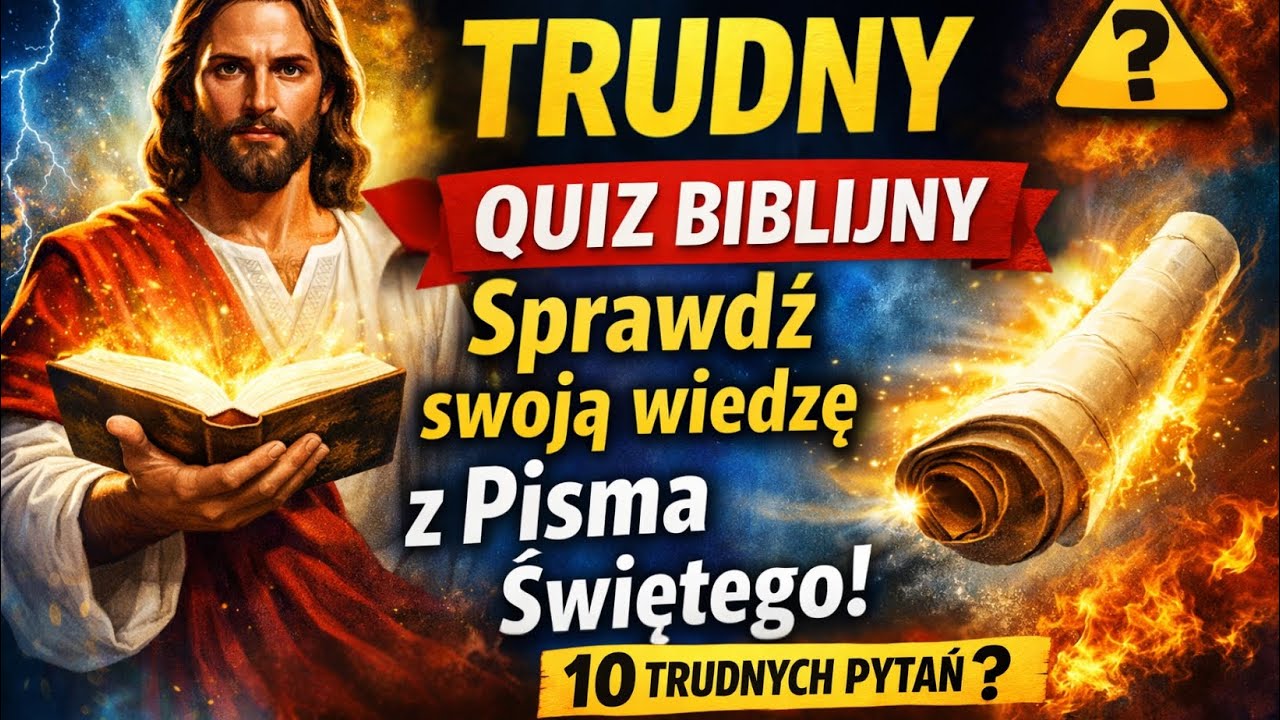 Trudny quiz biblijny – tylko nieliczni znają wszystkie odpowiedzi