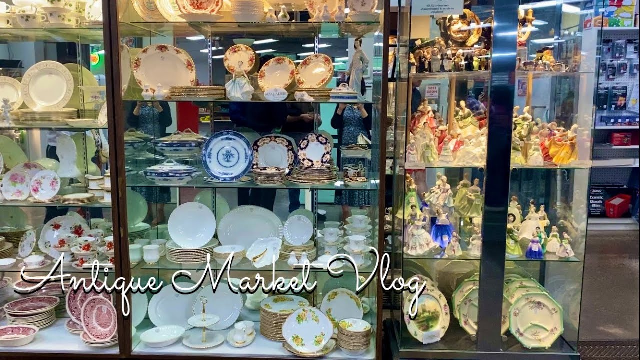 Отправляйтесь со мной на Antique Market за красивыми чашками!