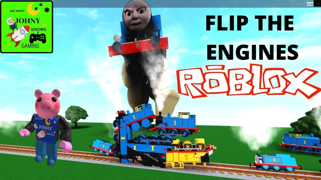 Johny Shows Roblox Train Crash Thomas & Friends Flip The Engines Train Toy Game