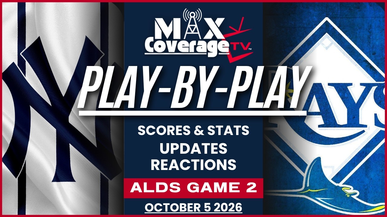 🔴GAME 2 - New York Yankees vs Tampa Bay Rays - ALDS - Play-By-Play (10/5/26)
