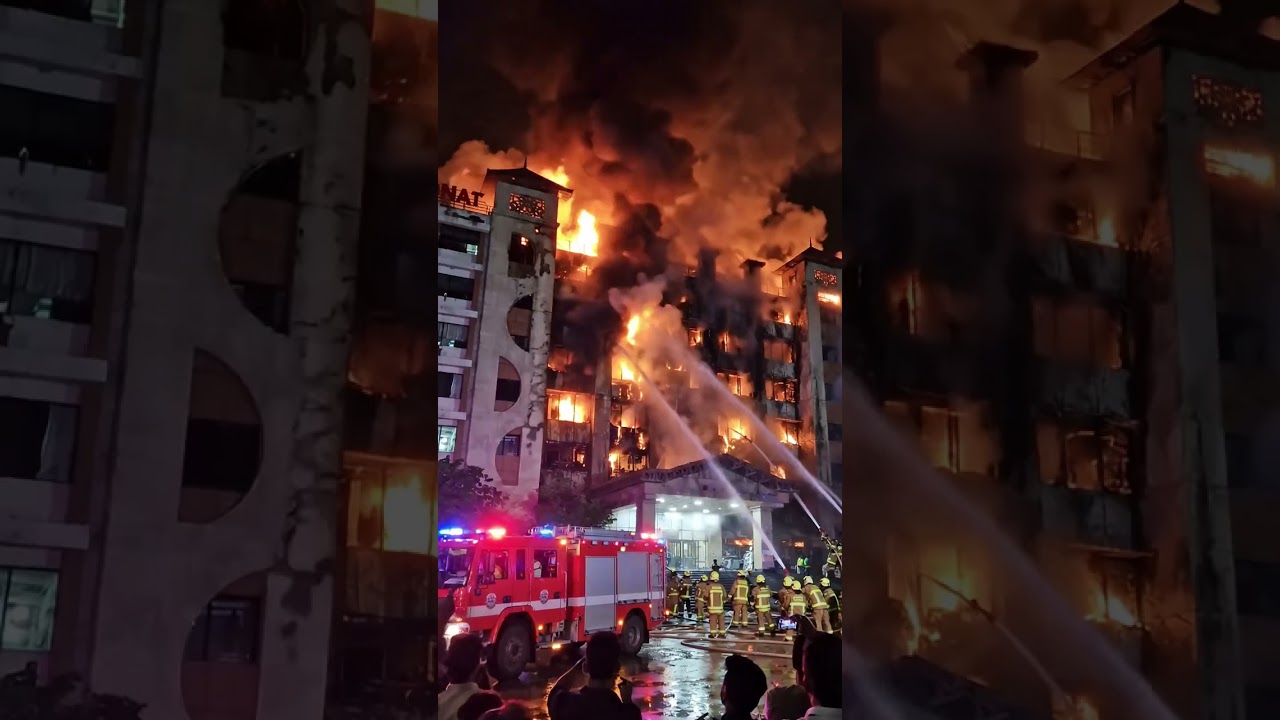 Hydrabad commercial complex fire