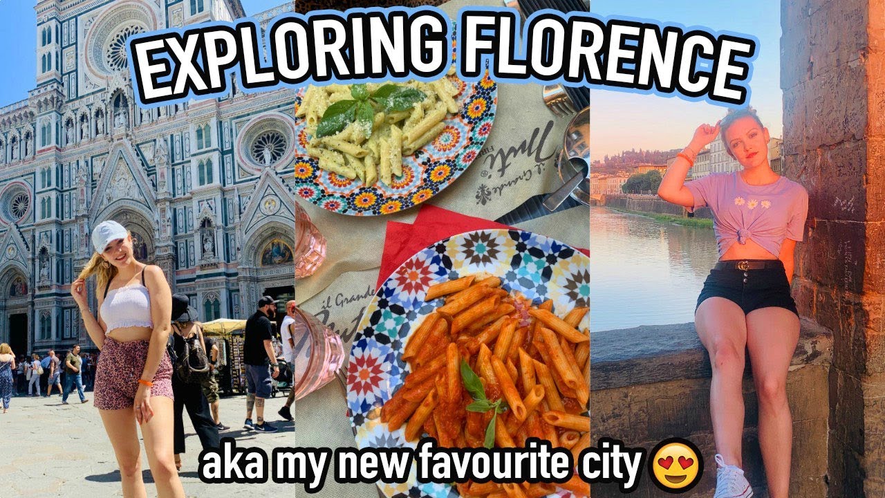 TRAVELLING TO FLORENCE || City Tour, LOTS of food & Visiting PISA!