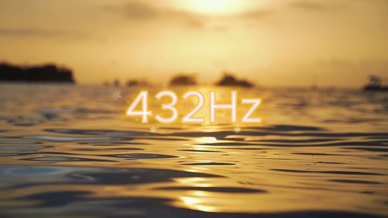 432Hz + Ocean Waves | Deep Relaxation & Sleep | Healing Sea Sounds | Calming Beach Music