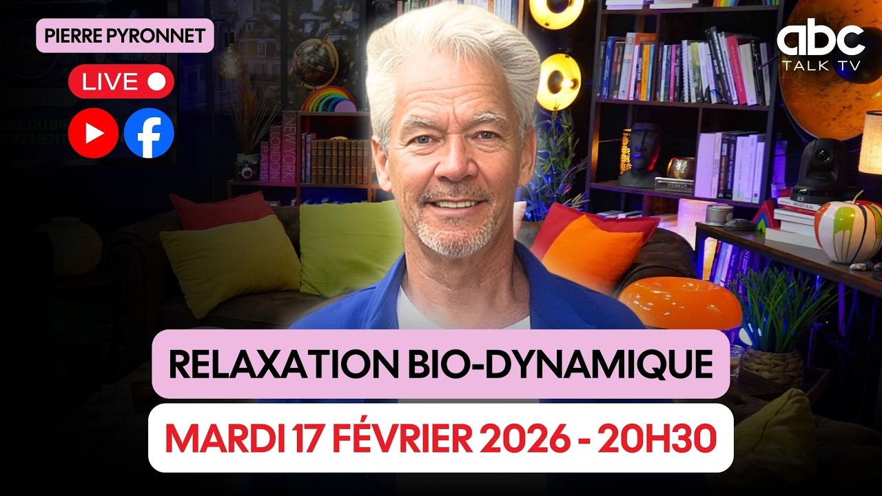 YOUTUBE LIVE  -  Faites de votre corps votre allié face au stress et aux douleurs - Pierre Pyronnet
