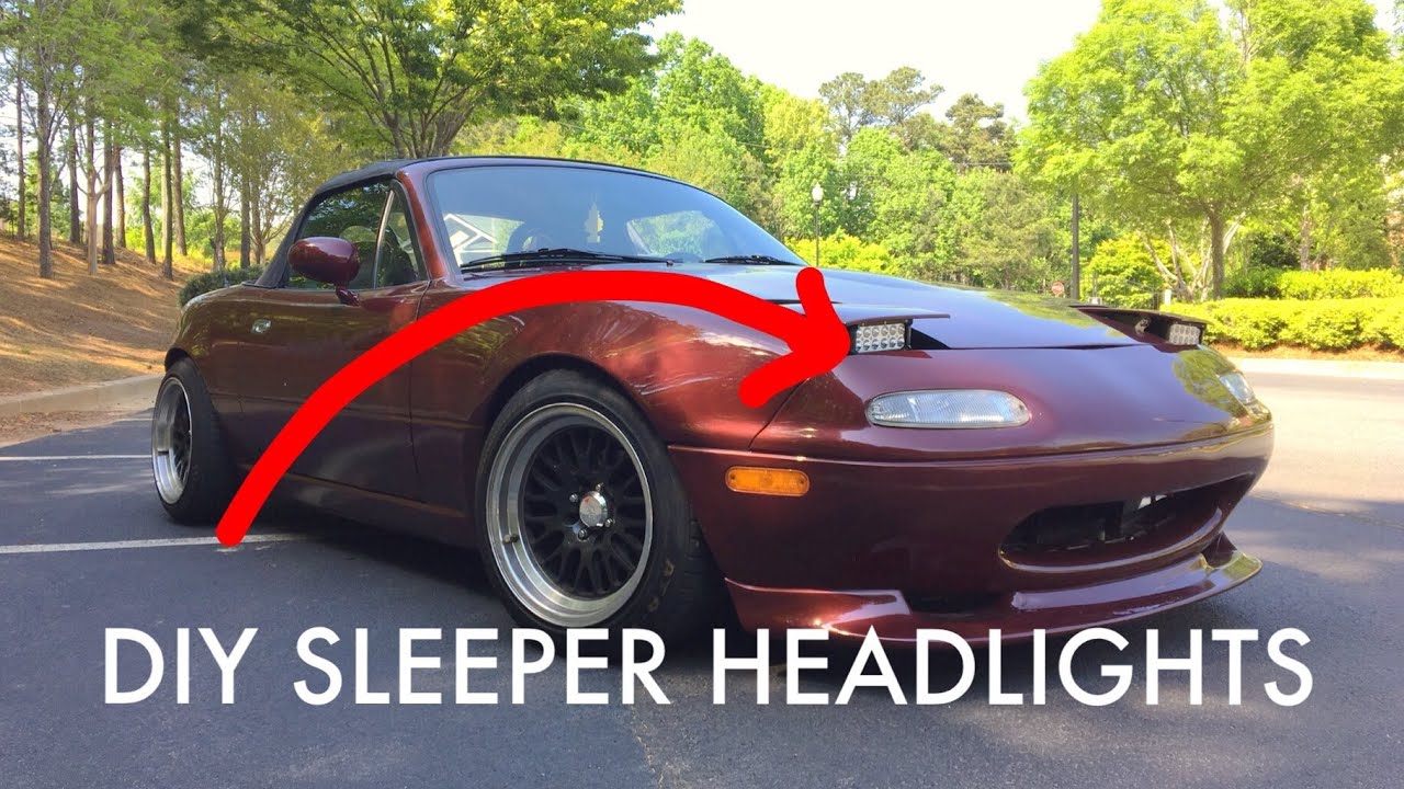 Установка фар Miata Low Profile за 36 долларов