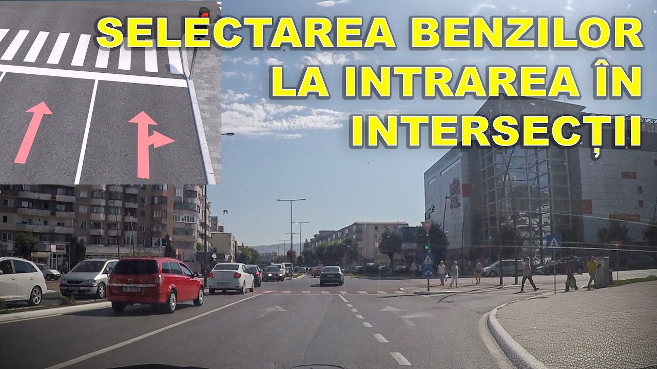 CUM TE INCADREZI PE BENZI LA INTRAREA IN INTERSECTIE