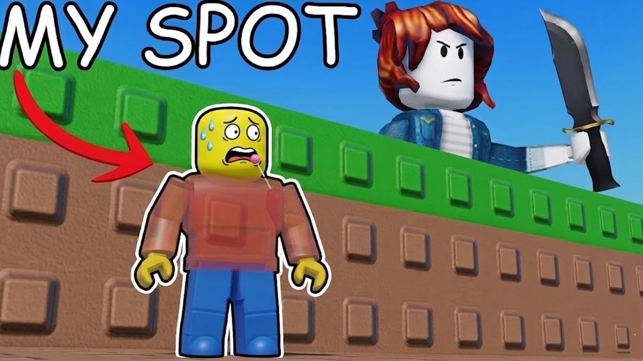 finding IMPOSSIBLE spots in Roblox invisible hide and seek...