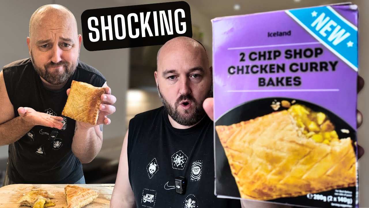 SHOCKING - Only 7% Chicken in this CHICKEN BAKE !!! - Iceland's New £1 Range - CHIP SHOP CURRY SAUCE
