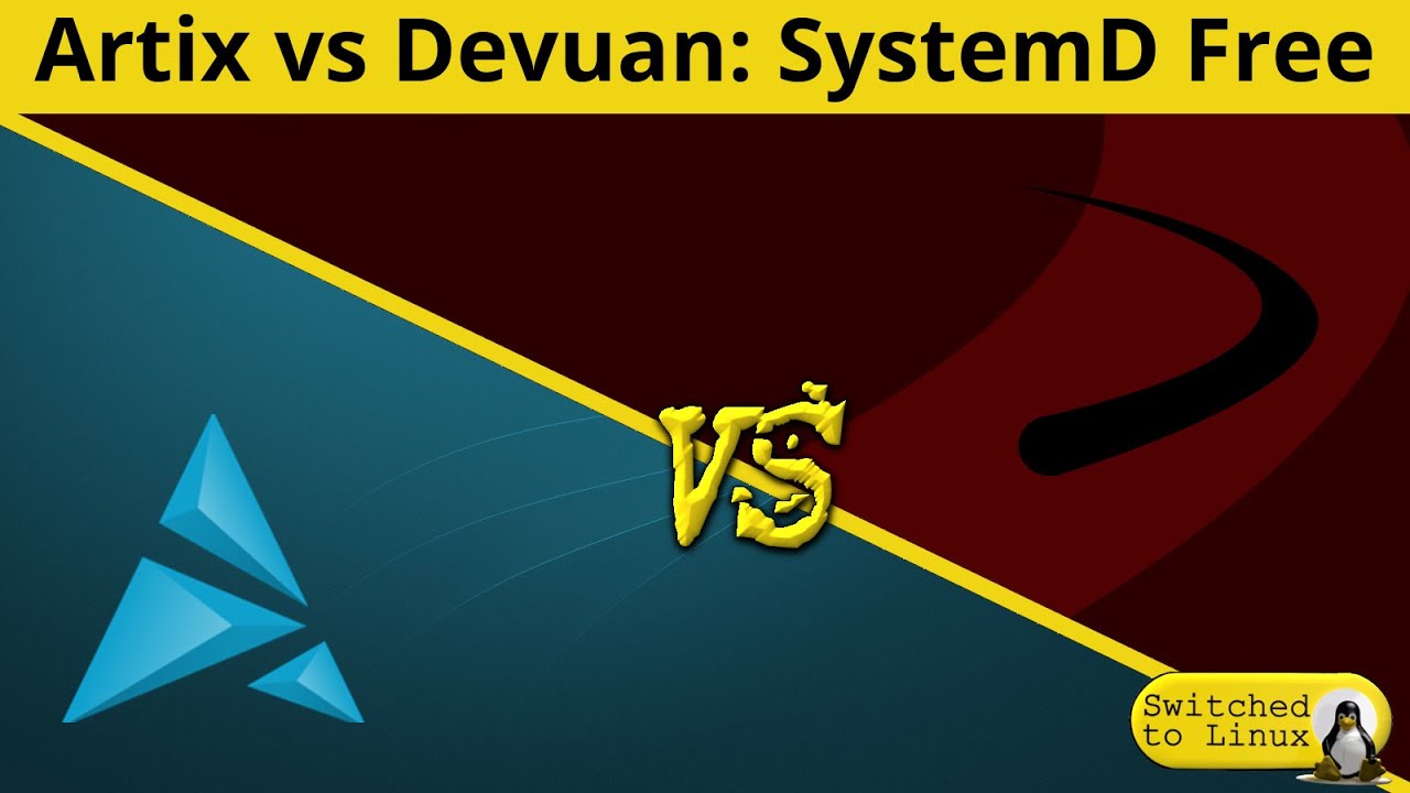 Artix vs Devuan: SystemD Free DistroWars