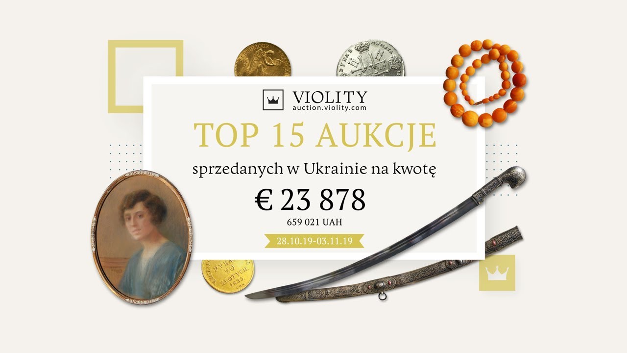 TOP aukcje sprzedanych w okresie 28.10-03.11. Aukcja Violity 0+