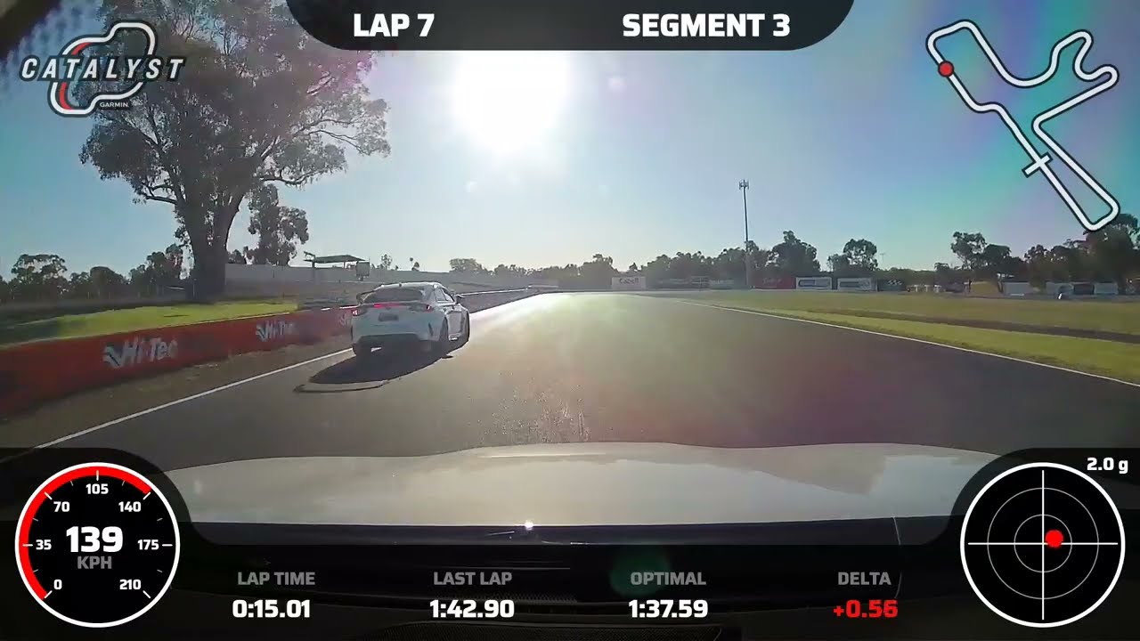 Winton Motor Raceway BMW F87 M2 Competition Garmin Catalyst