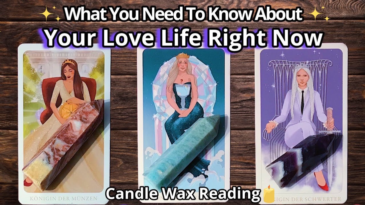 MYSTERY LOVE CANDLE WAX READING🕯💖WHAT YOU NEED TO KNOW ABOUT YOUR LOVE LIFE RN!💕‼️ 