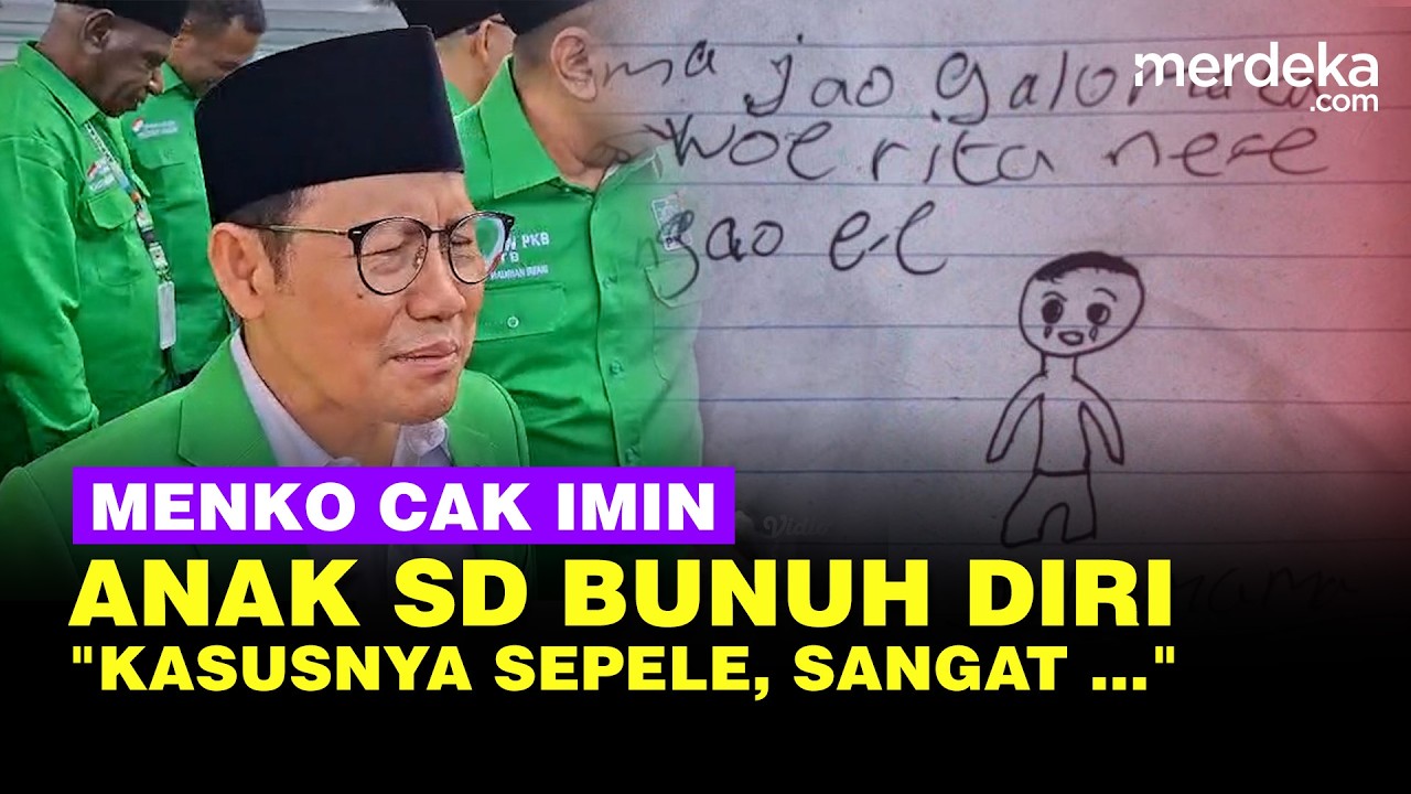 Respons Menko Cak Imin Soal Anak SD NTT Bunuh Diri Tak Mampu Beli Buku: Kasusnya Sepele Sangat ...