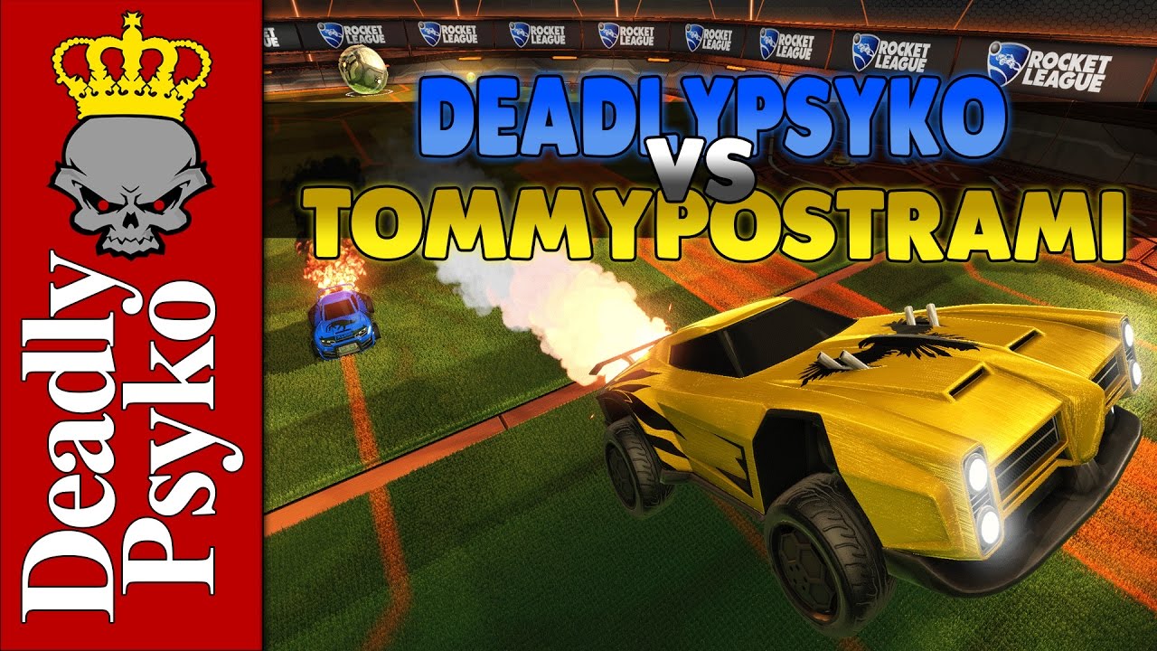 Rocket League - The Trash Talking is Real! Hilarious 1v1 (DeadlyPsyko vs TommyPostrami)