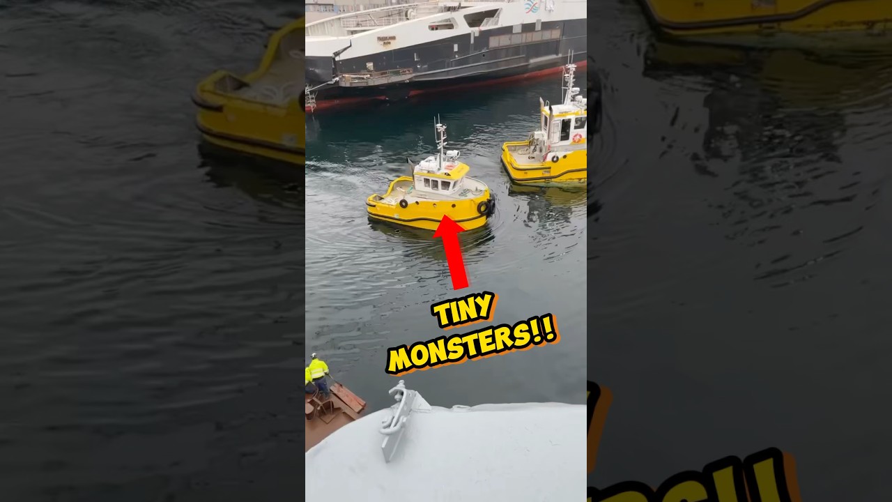 How Do These Tiny Boats Move Ocean Giants?