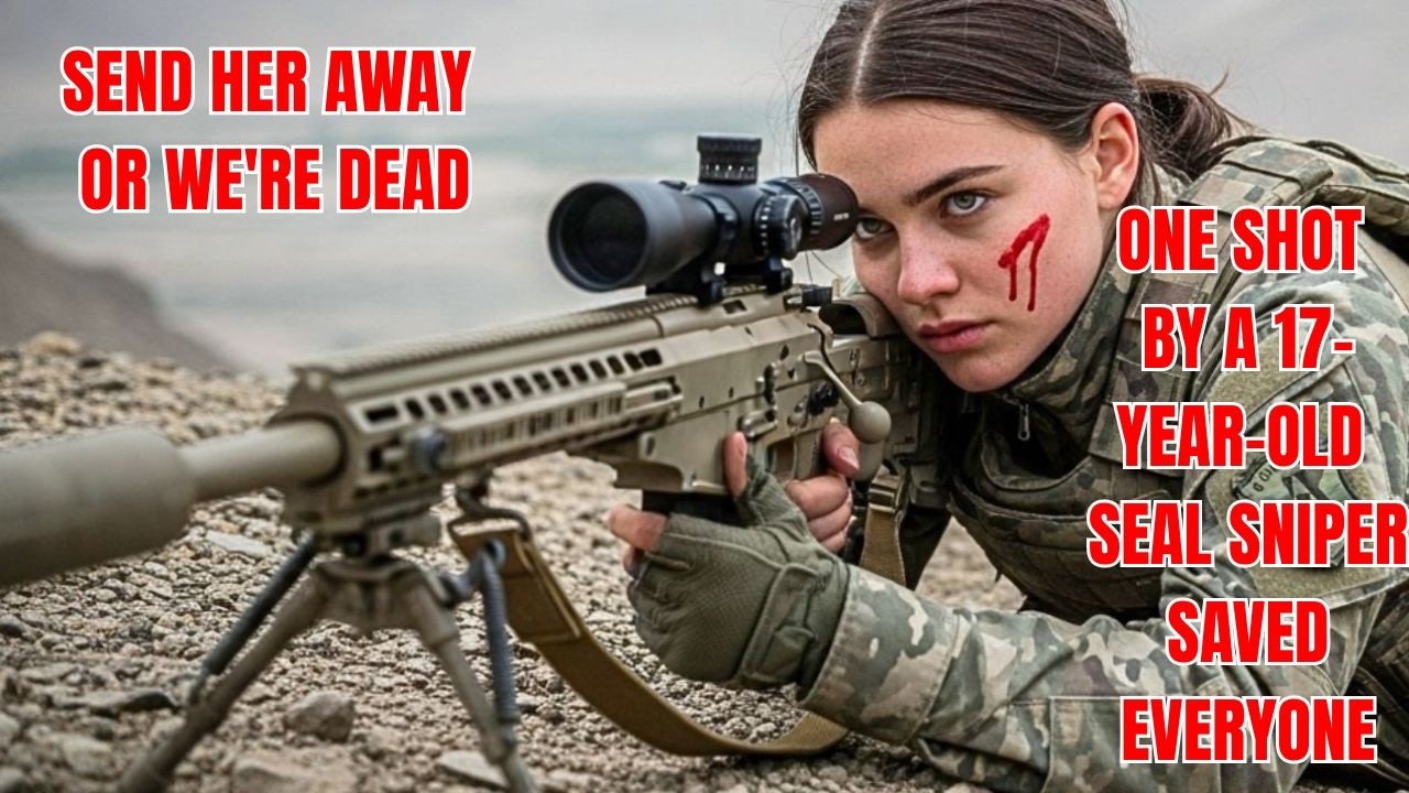 “Send Her Away or We’re Dead,” They Hissed — Then a 17-Year-Old SEAL Sniper Fired and Saved the Day