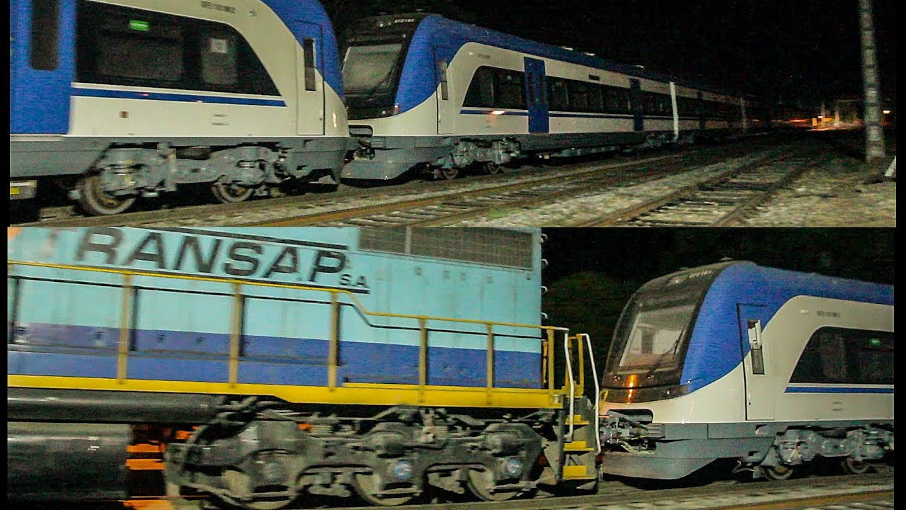 Nuevos trenes para Chile - Traslado automotores chinos CRRC para Fesur (San Antonio - Santiago).