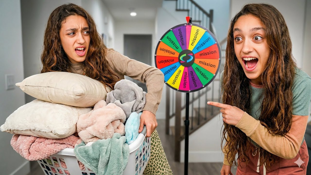 عجلة المهام الصعبة اختارت لنا اصعب تحديات بالبيت!😱
