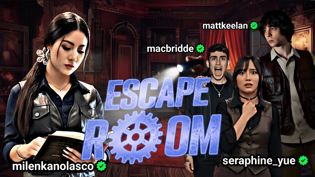 Milenka Nolasco, Macbridde, Seraphine-yue y Mattkeelan Visitando un ESCAPE ROOM Por Primera Vez