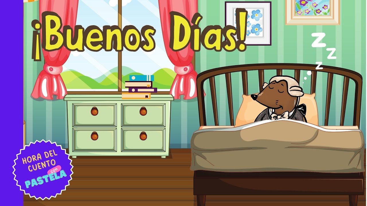 ¡Buenos Días! | Cuento para niños en Español | Audio y Práctica de Vocabulario (frutas y números)