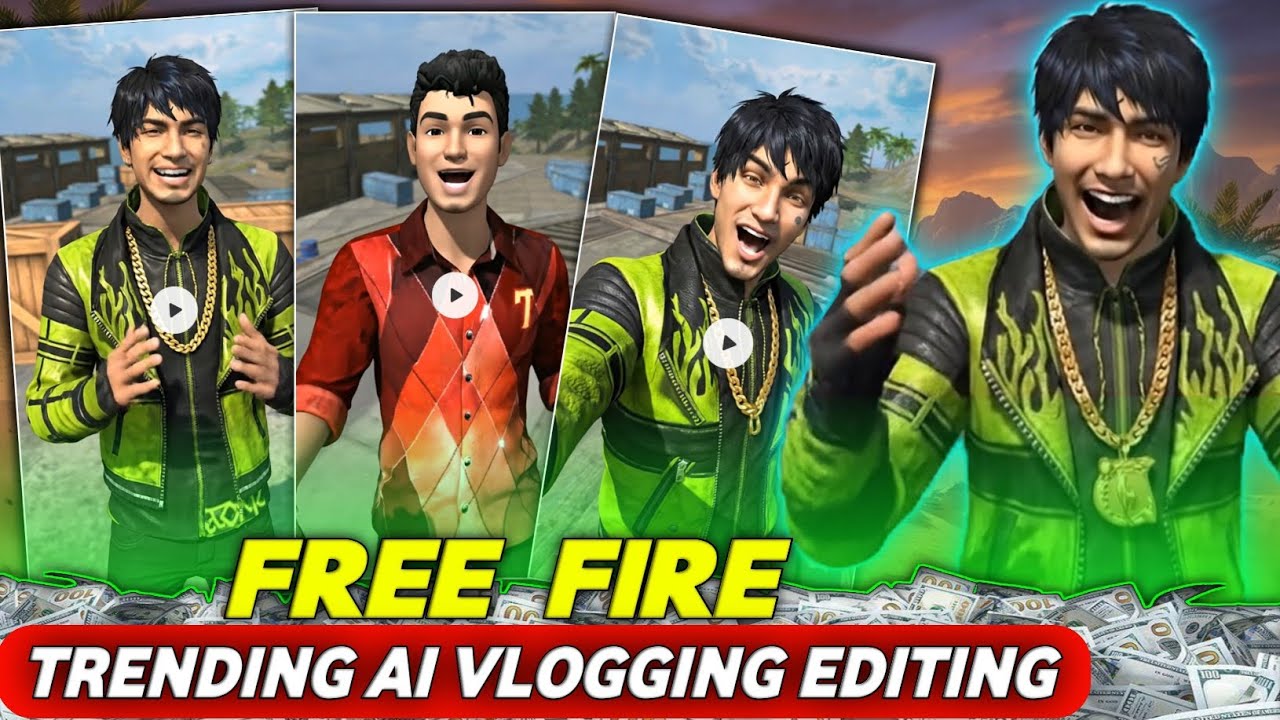 Free fire trending ai vlogging editing | free fire ka vlog kaise banaye | viral ai ff video editing 