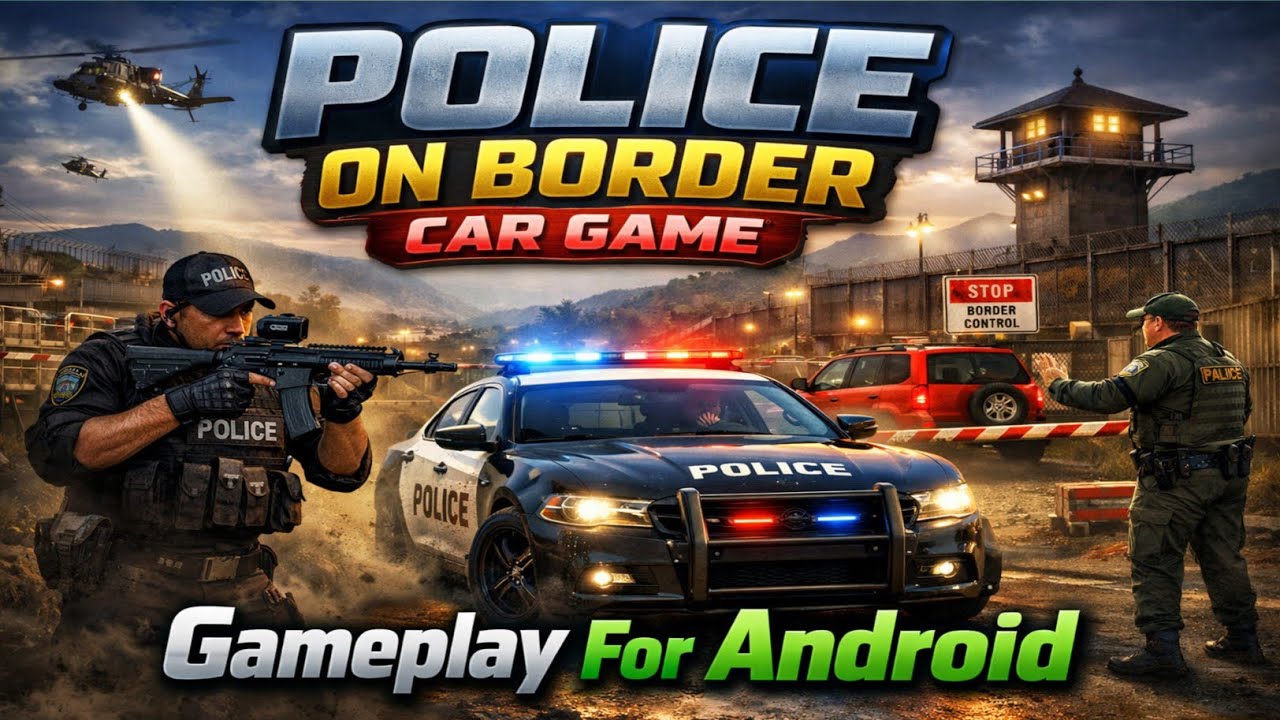 Police on Border – Car Game 🚓 | Ultra Realistic Border Patrol Gameplay | Gameplay For Android
