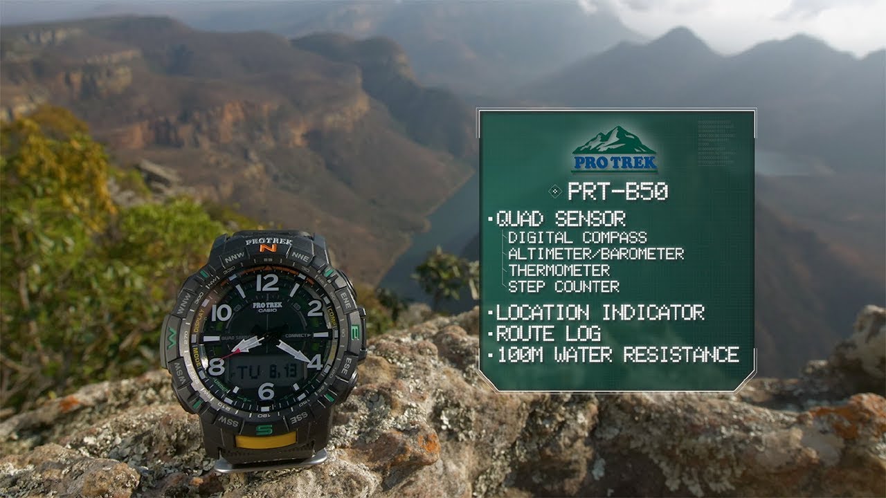 PRO TREK PRT-B50 in Blyde River Canyon：CASIO