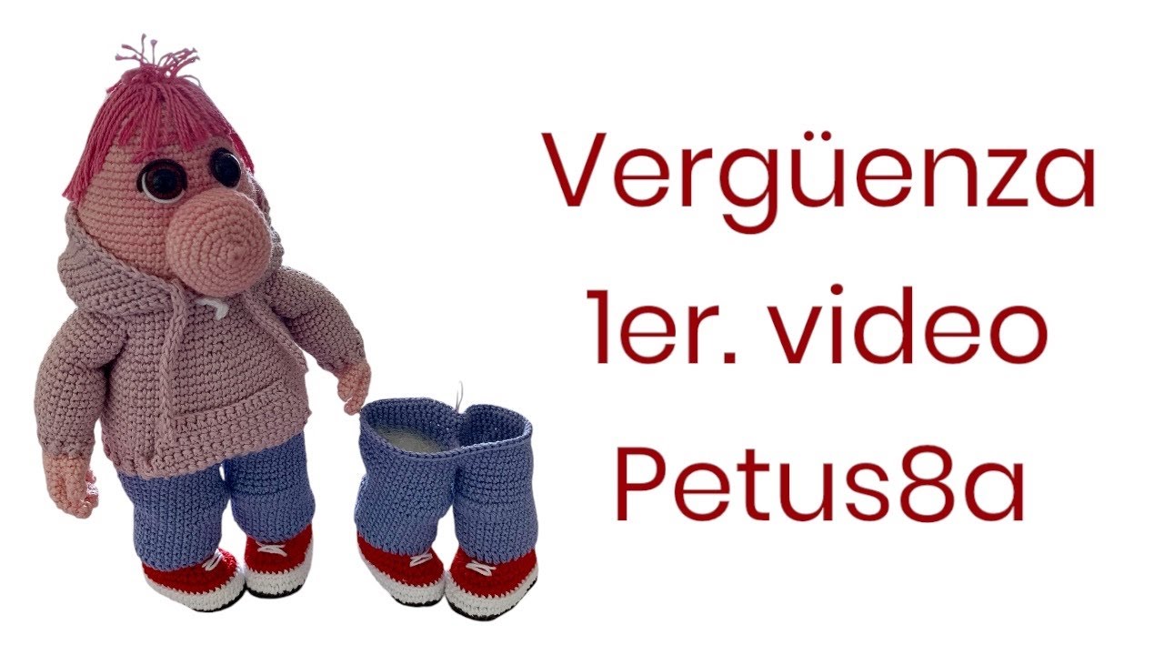 Como tejer piernas de Vergüenza, 1er video Amigurumis by Petus 🩷🩷