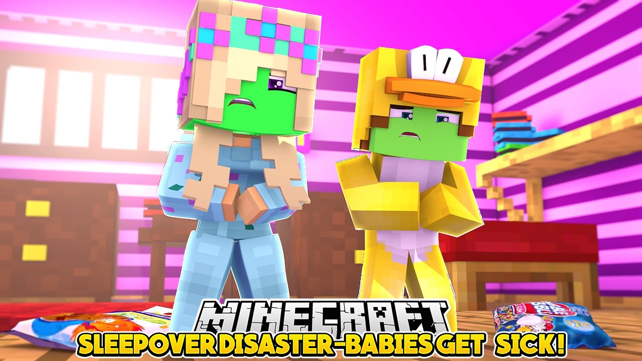 EVIL JOHNATHAN POISONS BABY LEAH AND BABY DUCK!!!- Baby Leah Minecraft Roleplay!