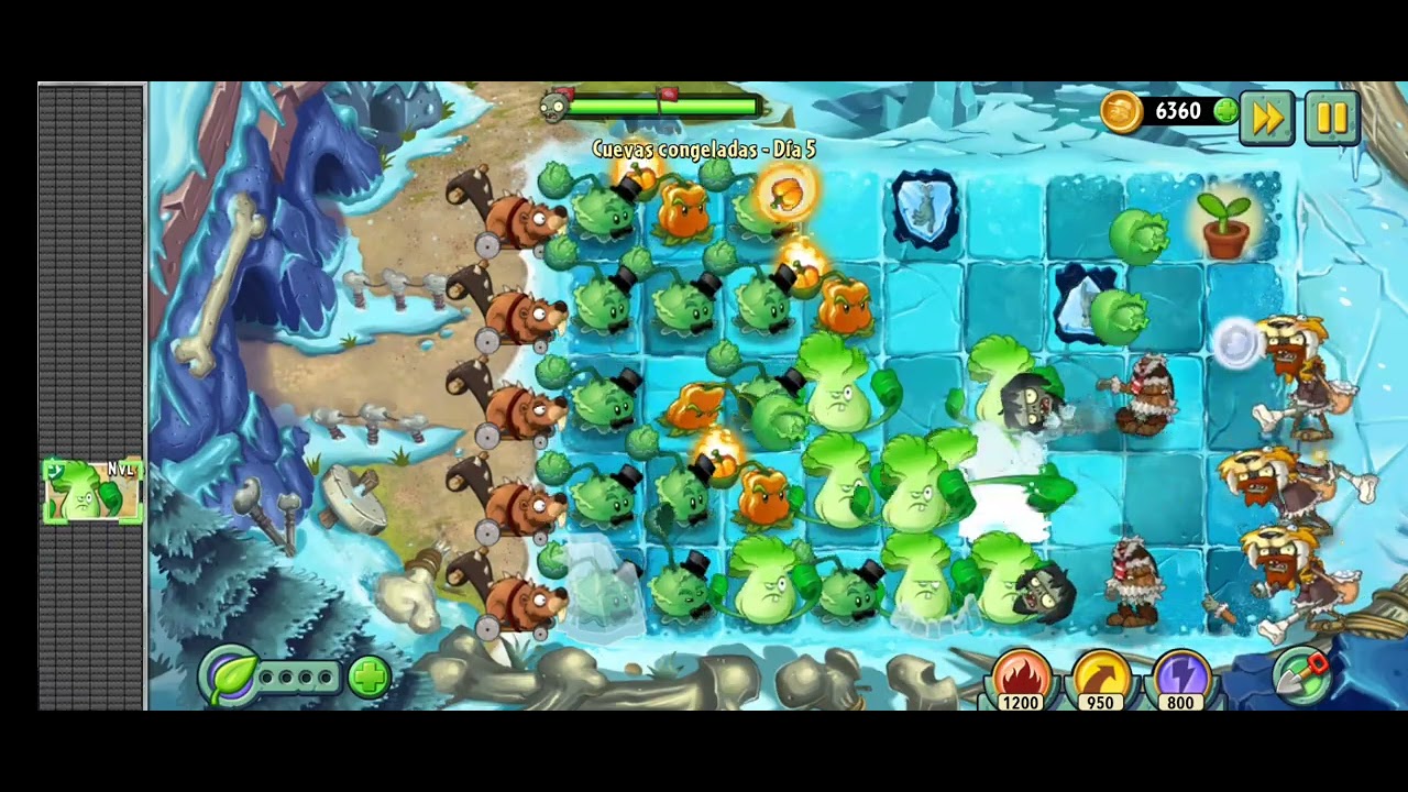Jugando Plantas vs Zombies 2 T4 E3 #41