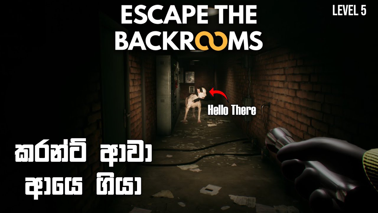 කරන්ට් ආවා ආයෙ ගියා | Escape The Backrooms Sinhala | EP 03 Ft.@NIRAA @KEN_l.K