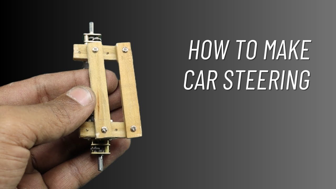 How to Make RC Car Steering - DIY Steering Mechanism
