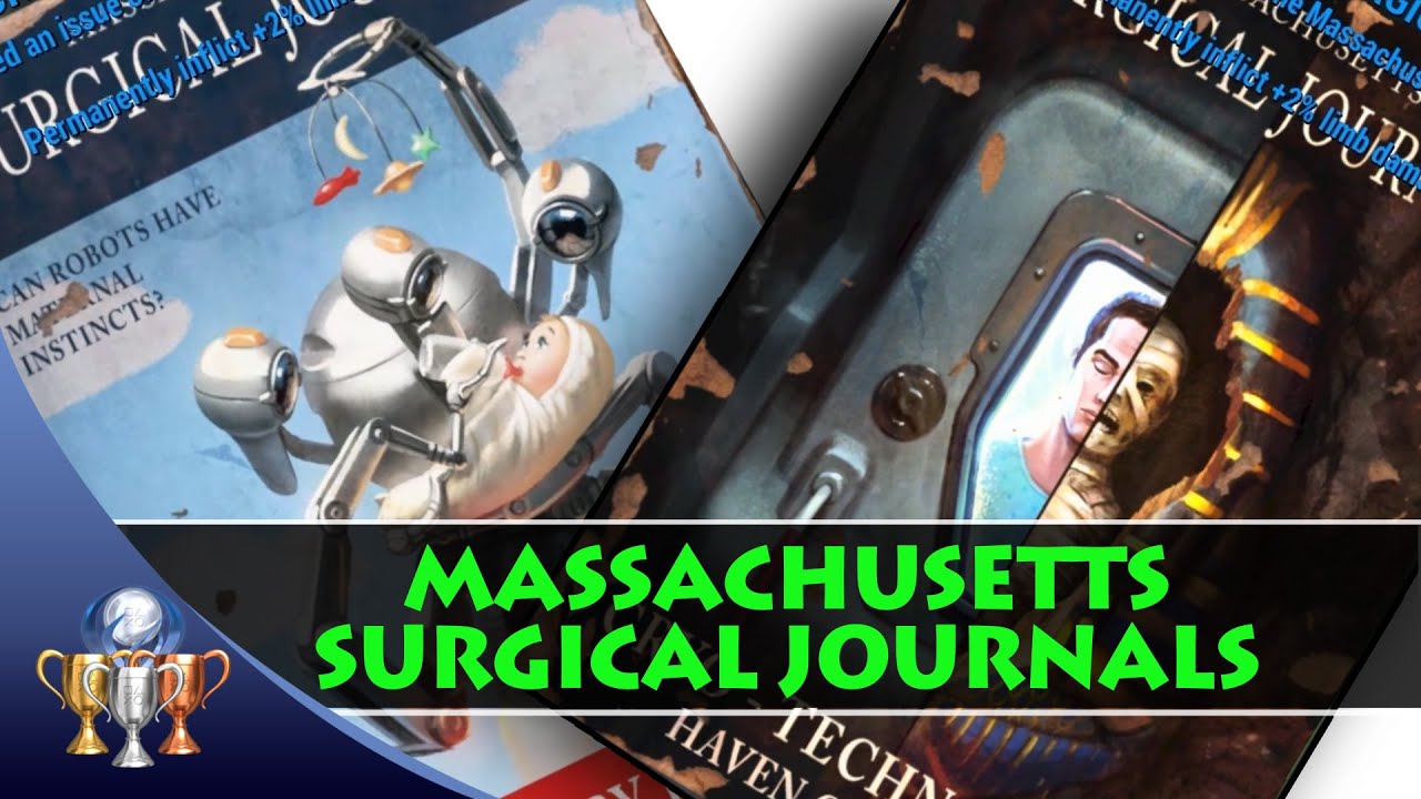 Fallout 4 Massachusetts Surgical Journals Comic Book Magazine Locations (9 Issues)