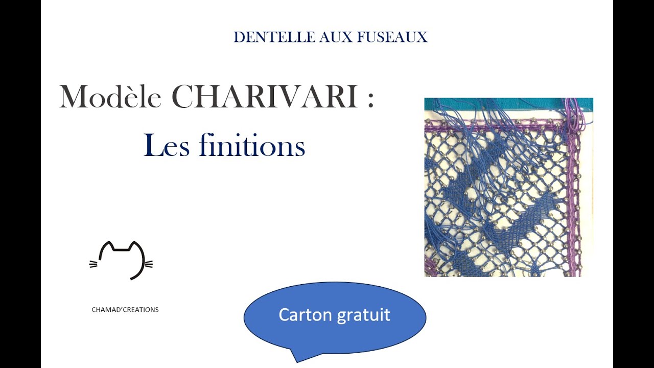 Modèle CHARIVARI: les finitions