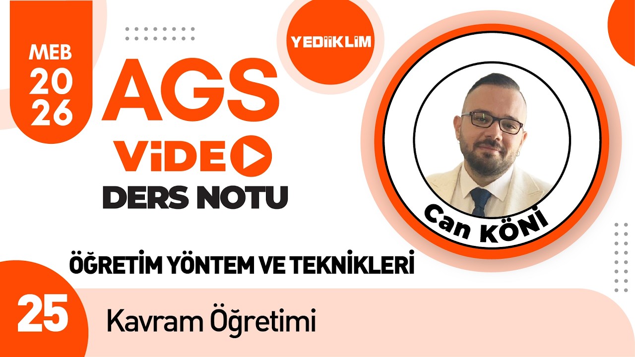 25 - Kavram Öğretimi - Can KÖNİ
