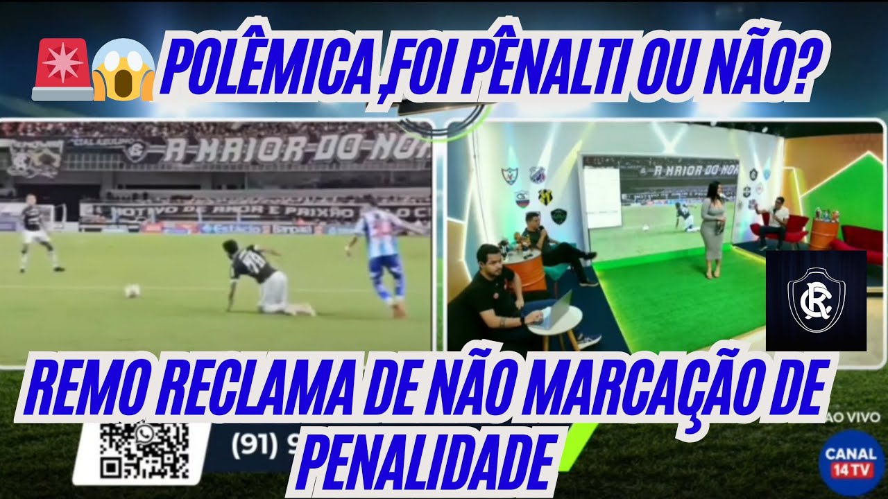 🚨😱 POLÊMICA|Leão Reclama de pênalti não marcado no RexPa|Para você foi ou não foi?