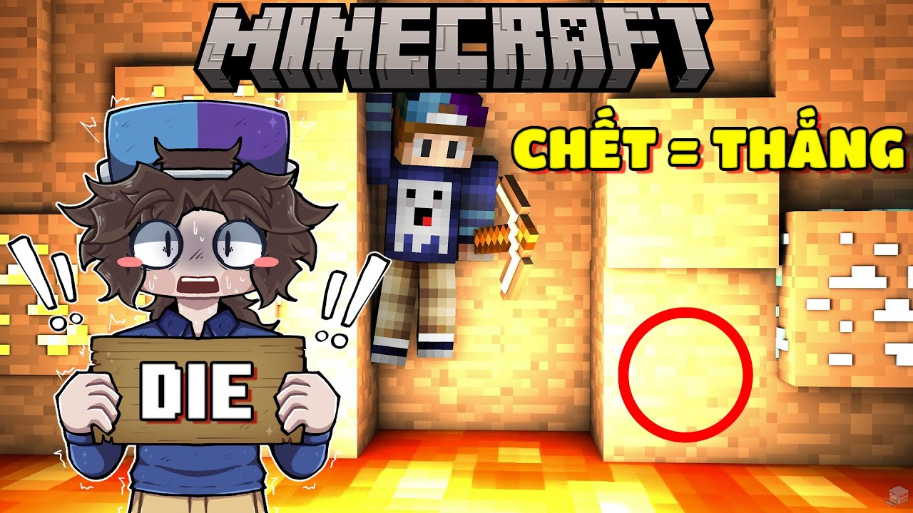Minecraft...nhưng CHẾT = CHIẾN THẮNG!!!! (10 cái chết ngu người)