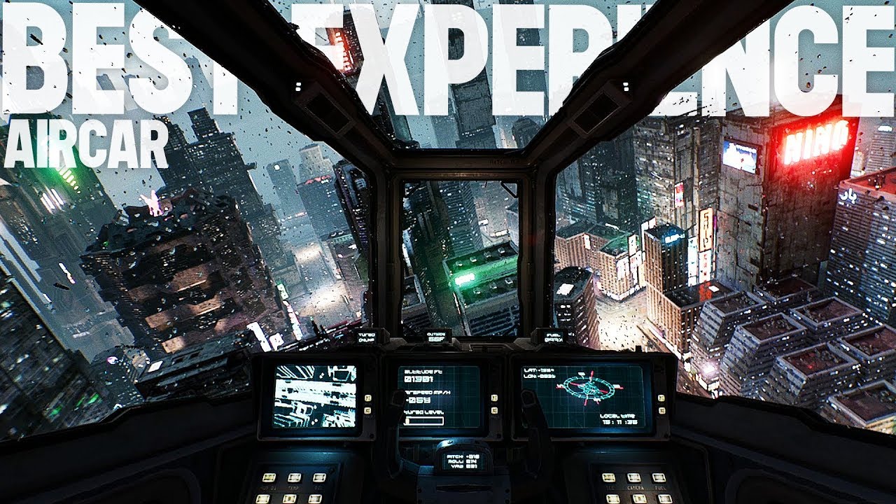 VR - Futuristic City Tour (incredible)