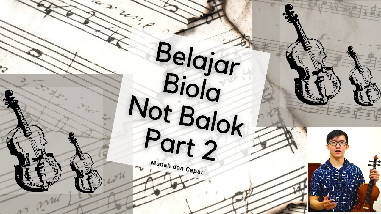 Belajar NOT BALOK DASAR Biola Mudah | Bowing | Part 2
