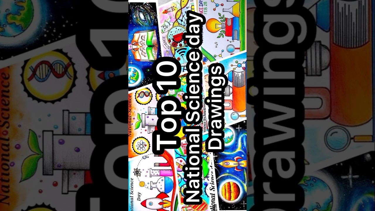 National Science Day Drawing Ideas | Best Posters on Science Day for competition 
