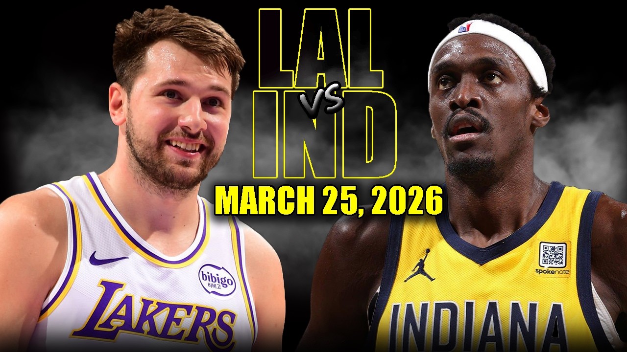 Los Angeles Lakers vs Indiana Pacers Full Game Highlights &ndash; March 25, 2026 | NBA Season