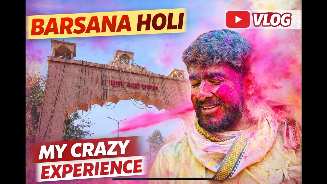 Day 2 in barsana holi #brijkiholi 