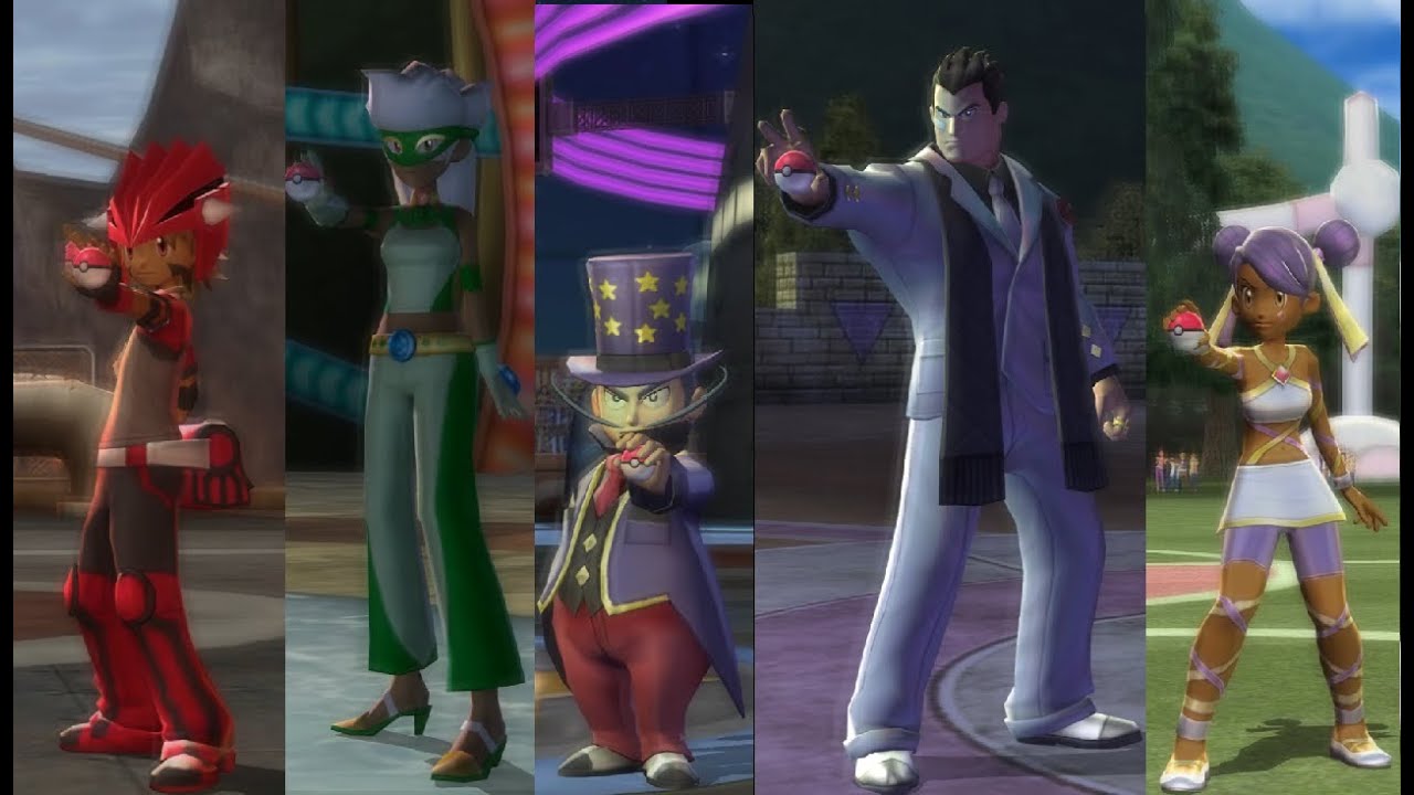 Pokemon Battle Revolution - All Colosseum Leaders And Masters