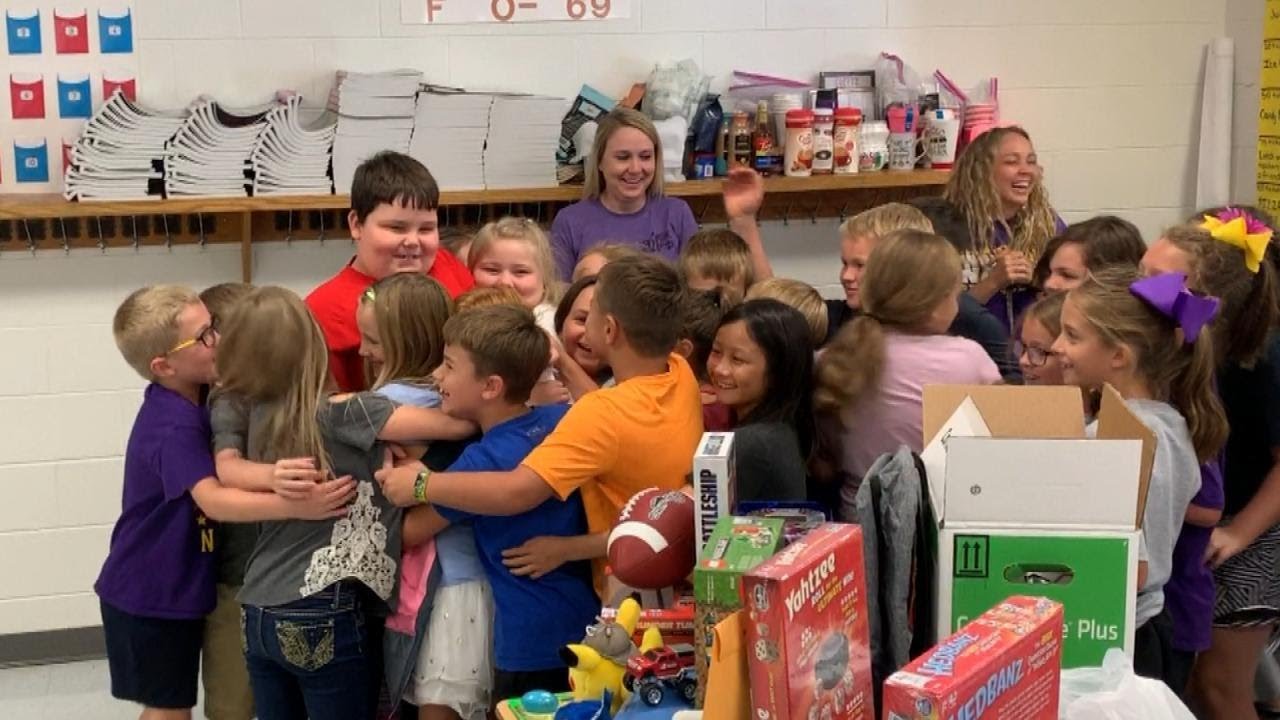 Kids Surprise Classmate With Secret Toy Drive After Fire