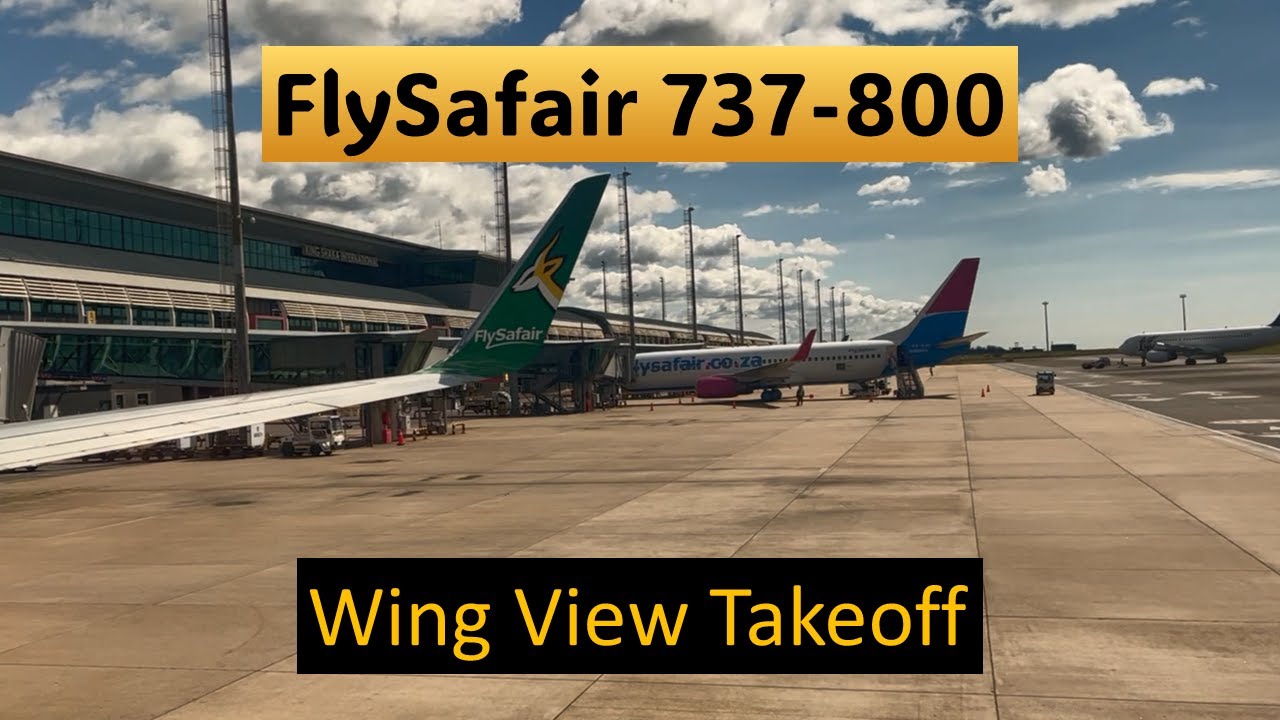 FlySafair Take Off From DURBAN King Shaka Airport