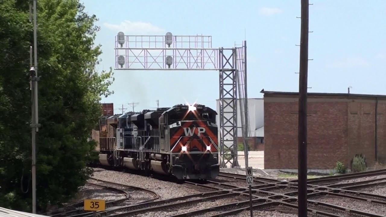 Rails Chicago Series #106- Rochelle, IL (6/3/18) inc. UP 1983 & 1982