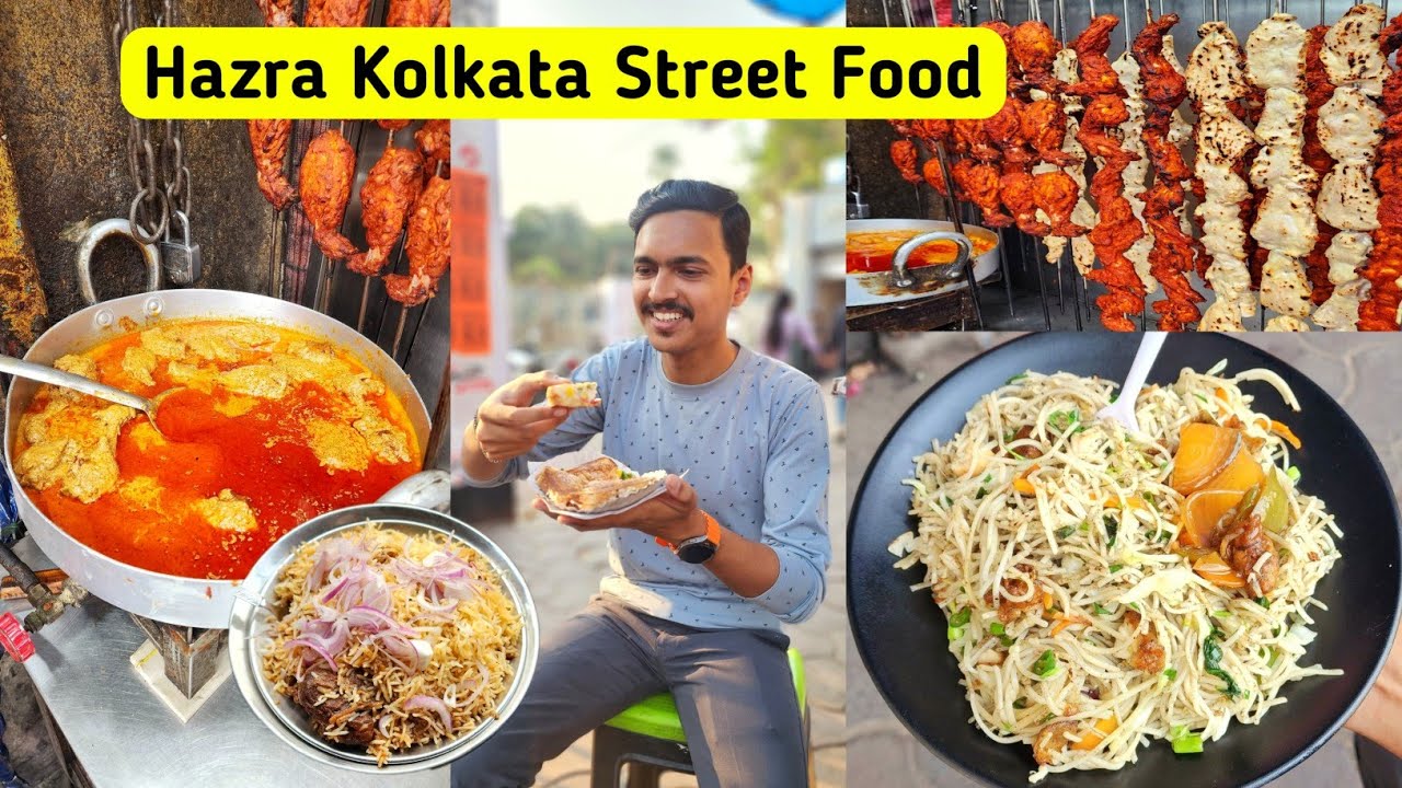 Kolkata Street Food এ নতুন ঠিকানা | Cheapest Mutton Biryan | Chinese Food | Hazra Food Tour