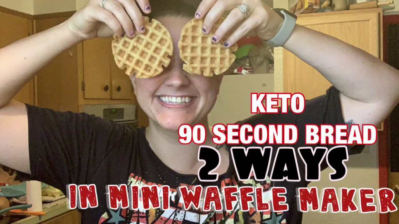 90 Second Bread WAFFLES 2 WAYS | Lazy Keto Recipe | Chassity Hudgins | Lazy Keto
