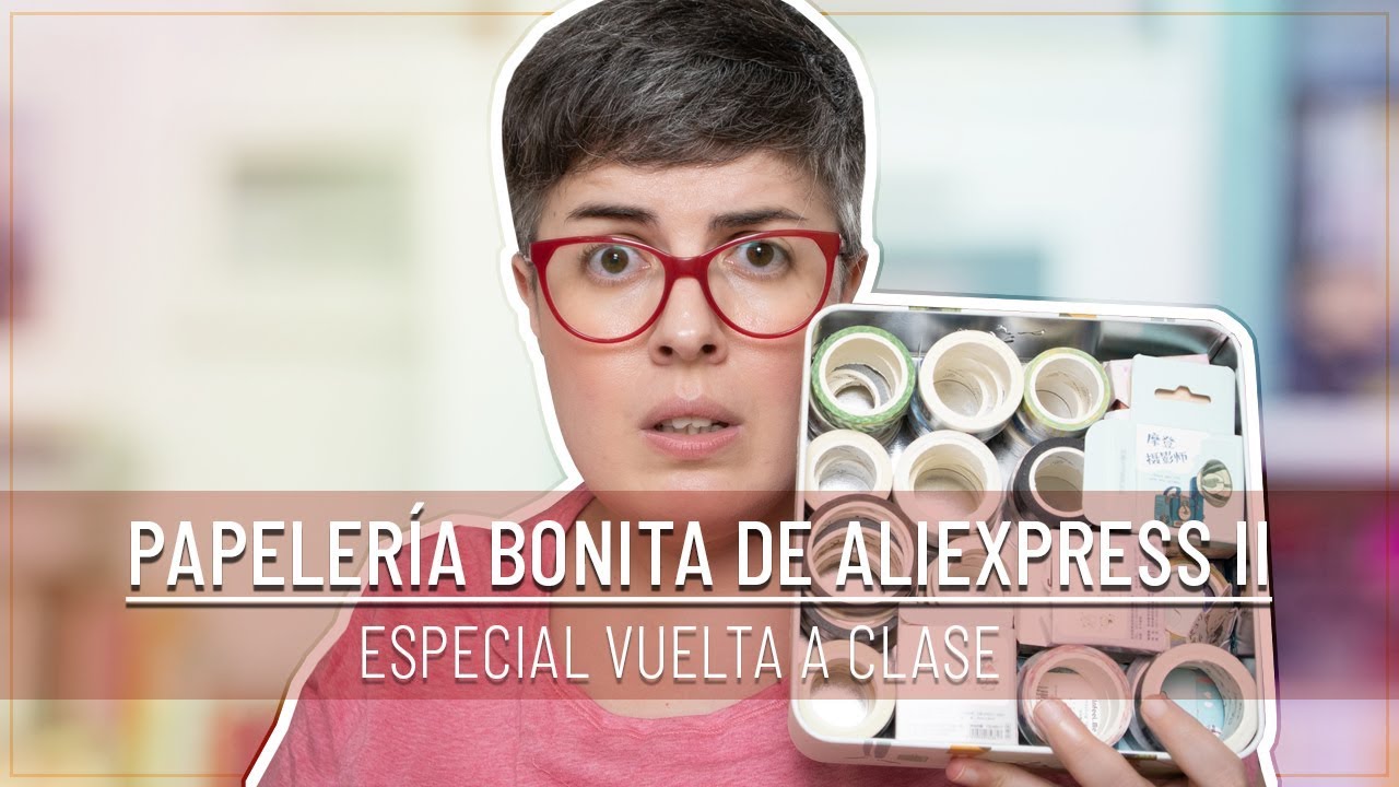 MEGA HAUL DE PAPELERÍA BONITA | WASHI TAPE de ALIEXPRESS | Especial VUELTA AL COLE